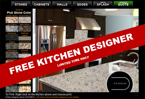 Granite Countertop Virtual Kitchen Designer  granitemakeover